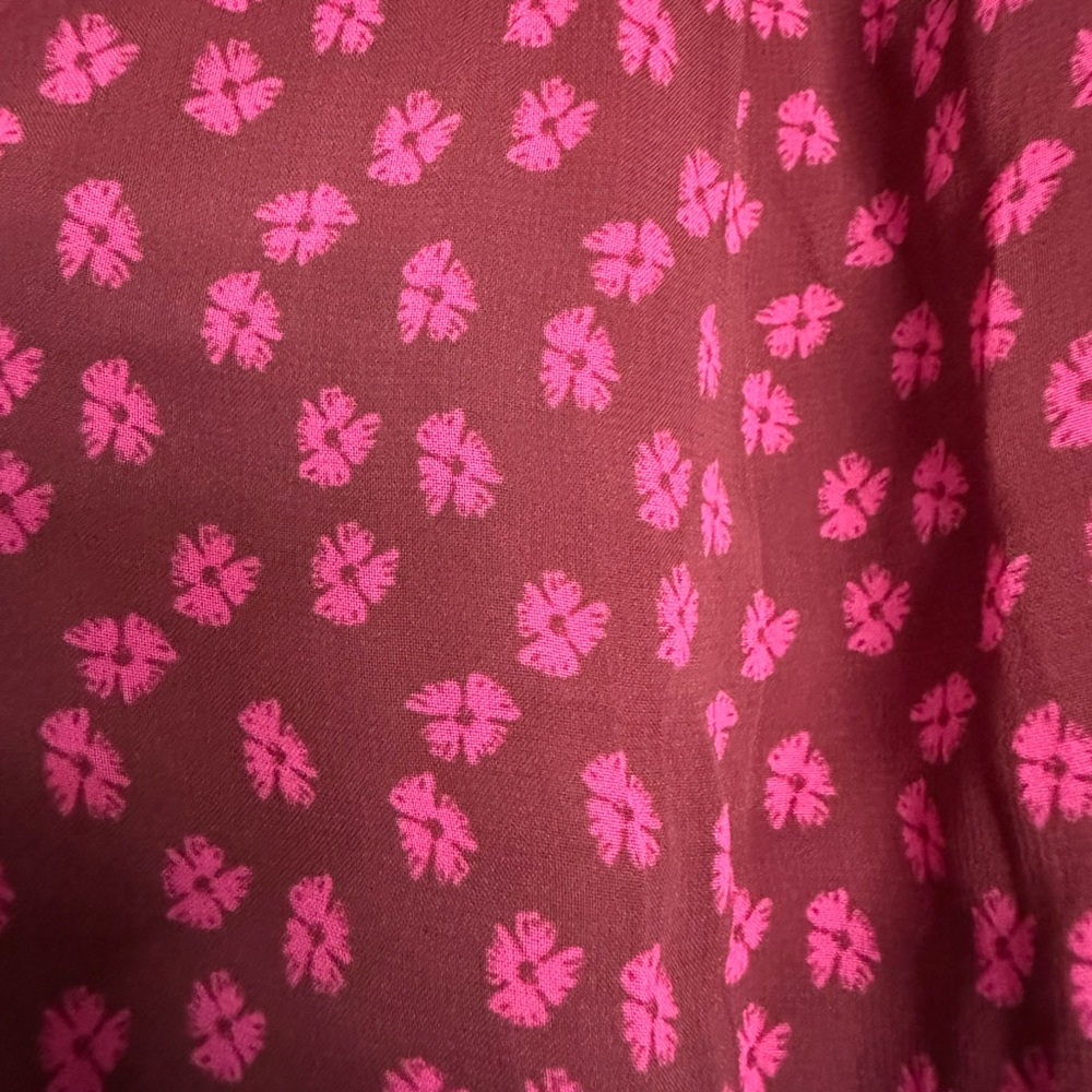 Vineyard Vines Burgundy Long Sleeve Dress - Picture 3 of 5